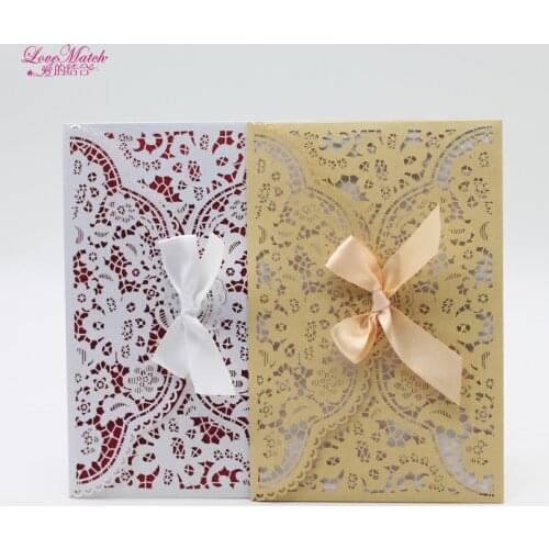 10sets Laser Cut Wedding invitations Card Wedding Favors And Gifts Party Invitation Card Wedding Decoration Party Favors