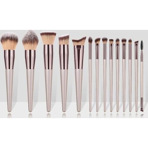 Blending Make Up Brushes Powder Foundation 14pcs Cosmetic Makeup Brushes Tool Set Eyelash Makeup Brushes Set Tools High Quality