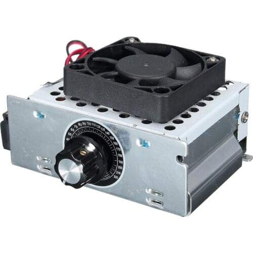 4000W AC 110V-220V SCR Motor Speed Controller Control Dimming Dimmers Voltage Regulator Thermostat