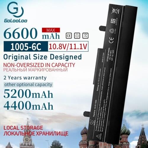 6Cells New Laptop Battery For Asus Eee PC 1001 1001HA 1001P 1001PX 1005 1005PX 1005H 1005HA 1005HE AL32-1005 ML32-1005 PL32-1005