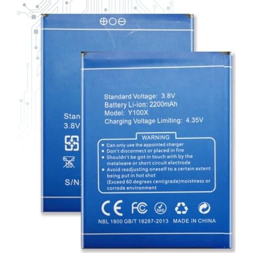 Battery For Doogee NOVA Y100X Battery 2200mAh with Track Code