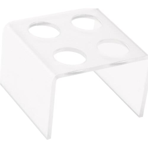 Acrylic 4 Holes Simple Design Silicone Lipstick Mold Holder Lip Balm Mould Stand