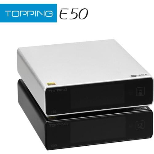 TOPPING E50 MQA Decoder ES9068AS 32Bit/768kHz DSD512 DAC with Remote Control The Best DAC for TOPPING L50