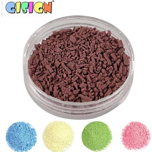Diy additives for slices slime fluffy Supplies clay Granule Add to slime Diy Dessert Chocolate Cake Decoration Toys