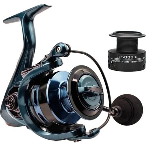 Double Spool Spinning Fishing Reel Metal Arm l Fishing Reels Saltwater Carp Feeder Baitcast Casting Reel