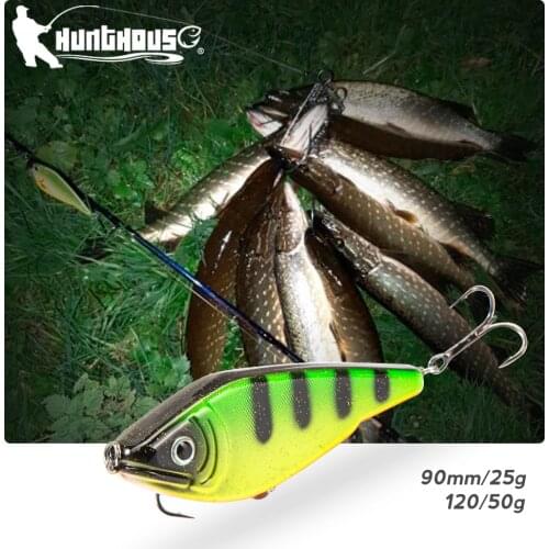 Hunthouse Jerkbait Fishing Lure hard lure Pike VIB Slow Sinking Pesca Leurre jerkbaits crankbait wobblers for fishing