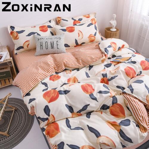 Bedding Set Nordic Bed 90 Double Bed Covering Bedding Set King Size Bed...adornment Reads Two People Queen Duvet Cover