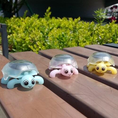 Hot Sale Novelty Fun Animal Toys Solar Mini Creeper Turtle Children Early Education Toys Gifts for Children