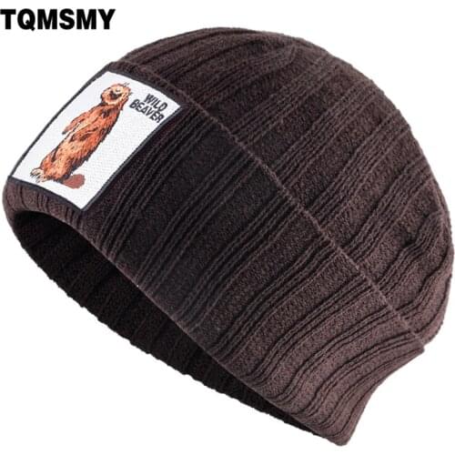 TQMSMY Mens Knitted Beanie Winter Warm Knitting Hats Women Fashion Streetwear Hip Hop Skullies Beanies Solid Color Gorras TBSL
