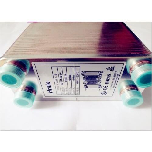 New design 20 Plate Wort Chiller,Stainless Steel304,Plate Heat Exchanger With 3/4" NPT Garden Hose Thread,Brewing Chiller