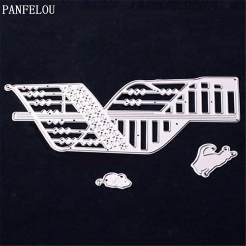 PANFELOU Metal craft The spaceship paper die cutting dies for Scrapbooking/DIY Easter wedding Halloween cards