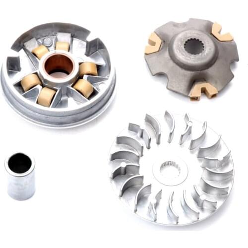 Scooter Primary Drive Clutch Variator for Haojue Suzuki AN125 HS125T QS150 Face Pulley Set Replaced Transmission Parts