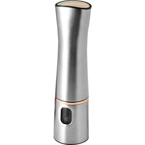 Portable Travel Electric Coffee Bean Grinder Mill Kitchen Tool Herbs Salt Pepper Spices Nuts Grains Mini Stainless Steel Grinder