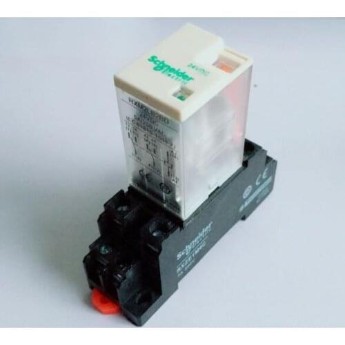 Intermediate relay RXM2LB2BD RXM2LB2P7 relay with base 8PIN DC12V DC24V AC110V AC220V