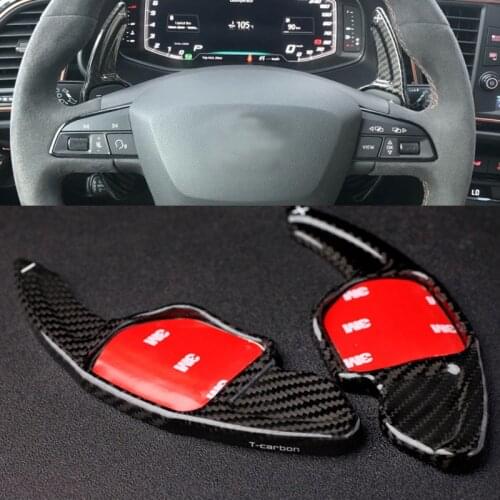 Carbon Fiber Shifter Paddle Shift For Seat Leon Mk3 2012 2013 2014 2015 2016 2017 2018 2019 2020 Steering Wheel