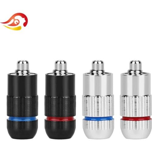 QYFANG Earphone Pin DIY Audio Jack Rhodium Plated Beryllium Copper 4.0mm Wire Solder Connector MMCX Plug For SE846 SE535 SE215