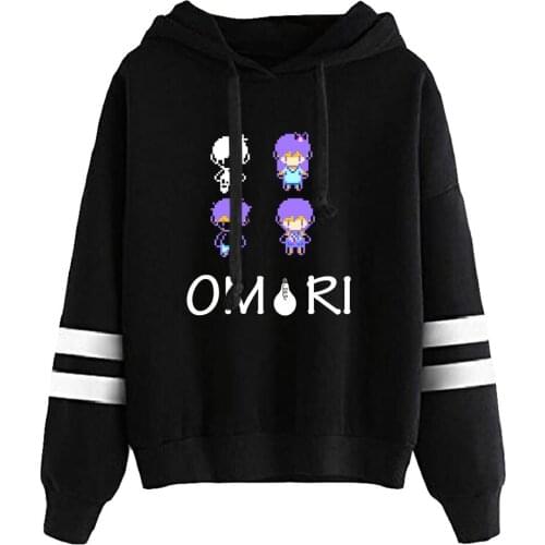 Omori Hoodies Unisex Long Sleeve Fashion Streetwear Hooded Sweatshirts