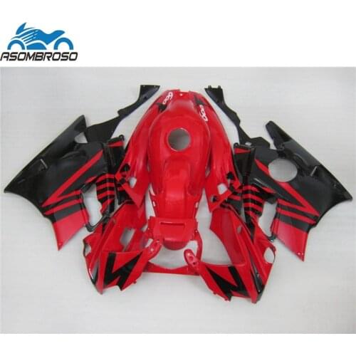 High quality motorcycle HONDA CBR 600 F2 fairing kit 1991 1992 1993 1994 red black plastic racing CBR600 fairings MF10
