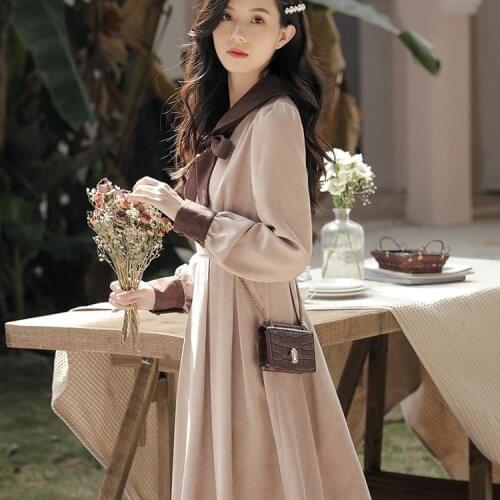 Women Dresses 2021 Vintage Dress For Women Spring And Autumn Dress Vestido De Mujer Femme Robe