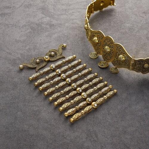 2021 March Caucasian wedding belt with breastplate Traditional dress matching belt for anniversary