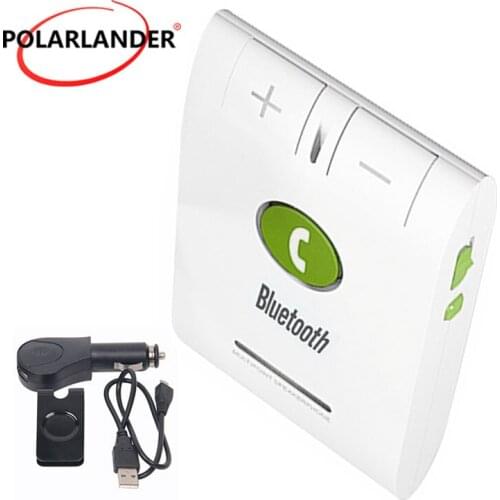 Car Bluetooth Handsfree 4.0 Bluetooth Universal Car Auto Sun Visor Vehicle Speaker Phone Car Kit Micro USB Charging Music Player