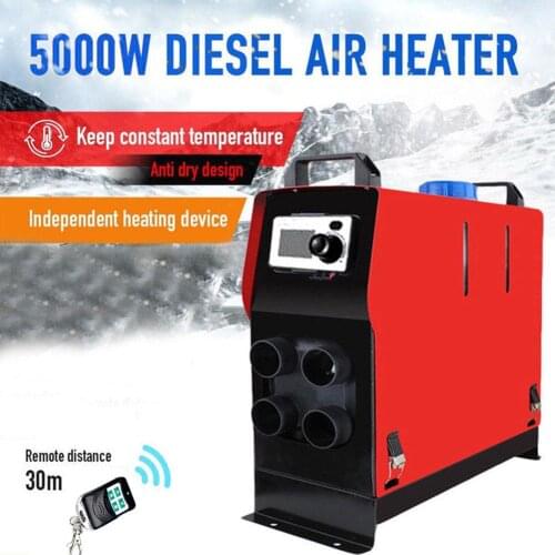 Car Air Diesel Heater 12V 1-5KW Vehicle Heater Set LCD Thermostat Single/Four-Hole Heater Parking Air Heater For Truck Boat