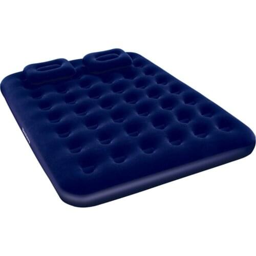 Bestway 67374 80" X 60" X 8.5" Queen Size Inflatable Airbed with Hand Pump and Two Pillows