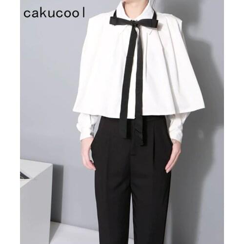 Cakucool Blouses With Tie