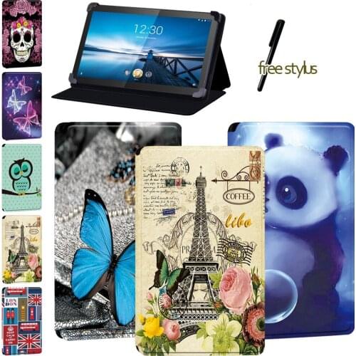 Tablet Case for Lenovo Smart Tab M10/Smart Tab M10 LTE/Tab M10 - Leather Stand Cover Case for Lenovo Smart (Tab M8/Tab M8 LTE)