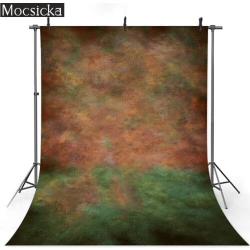 Green Brown Abstract Texture Backdrop Kids Adult Birthday Portrait Background Photo Studio Photocall Retro Art Photograhy Props