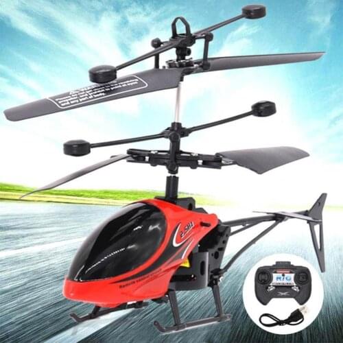 Kids Remote Control Airplane Gift Helicopter Drop Rechargeable Fall-Resistant Remote Control Helicopter Aircraft Kids Toy Gift