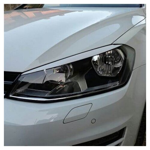 Headlight Eyebrows Eyelids for 2014-2018 VW Volkswagen Golf MK7