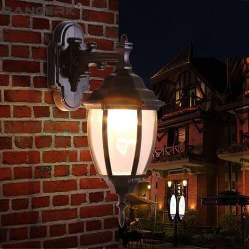 IP65 Waterproof Retro LED Wall lamp Outdoor Antirust Sconce Wall Lights Lighting Aluminum European Villa Garden Porch Luminaire