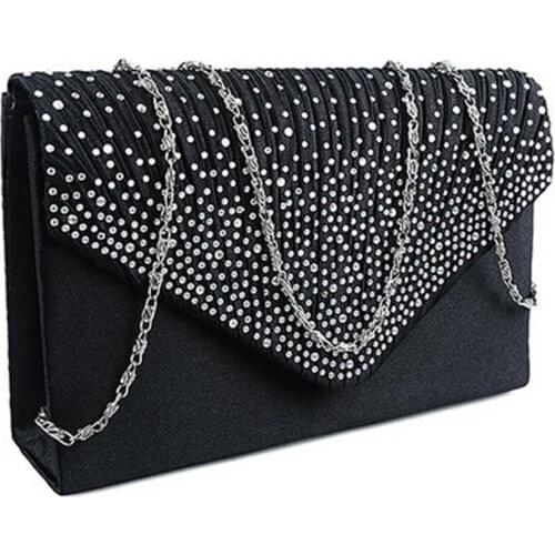 ISHOWTIENDA Women's Bags With Rhinestones