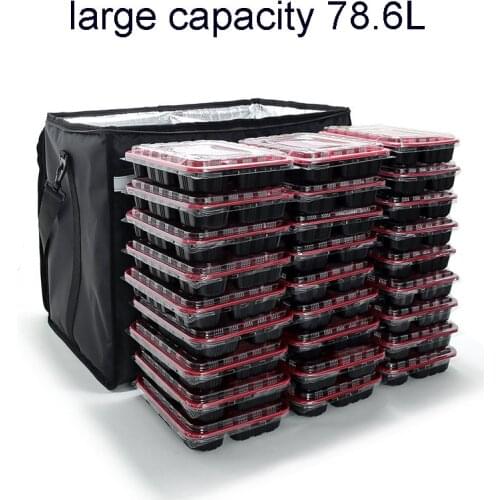 Commercial Insulated Food Delivery Bag,Food Warmer Bag ,Grocery Storage [Warm & Cool] Uber Eats and DoorDash Bags Reusable Box