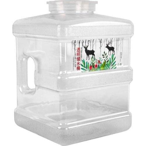 5L 7.5L 10L Capacity Portable Water Container Outdoor Emergency Container Durable Square Bucket Storage Jug For Camping Hiking