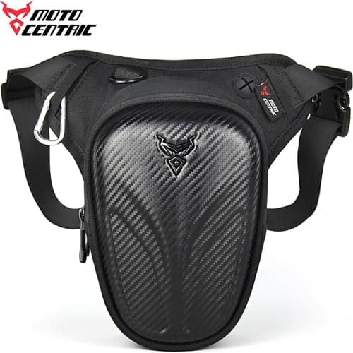 Motorcycle Drop Leg Bag Hip Bum Fanny Pack Waterproof Motorcycle Bag Outdoor Casual Waist Bag Motorcycle bike Bag Carbon Fiber