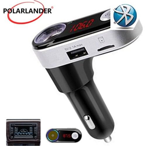 New Smartphone BluetoothMP3 Player Handsfree Car Kit Dual USB Charger FM Transmitter Handsfree with Micro SD/TF Card Reader