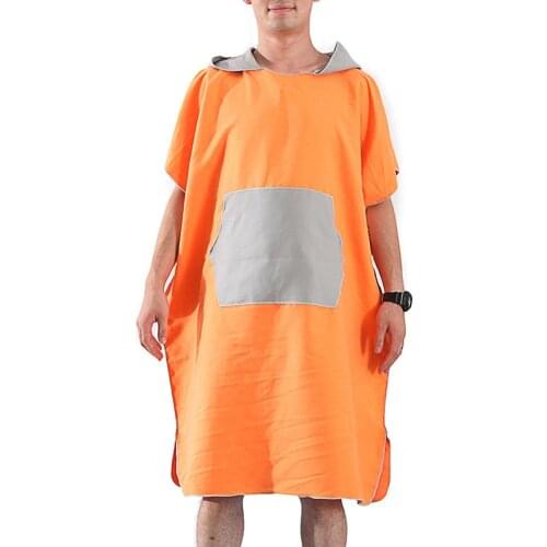 New Adults Quick Drying Beach Cloak Changing Robe Swim Bath Towel Outdoor Sports Poncho Bathrobe Soft Beach Swimming Towels