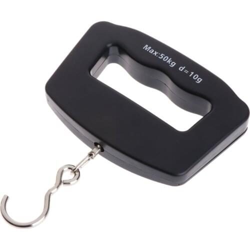 Portable Digital Hand-held Scale 50Kg Baggage Fish Hook Hanging Electronic Scale