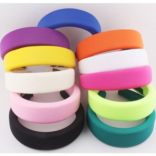 Fashion Net Celebrity Multicolor Milk Silk Sponge Headband Ladies Travel Beach Hairband Party Hair Accessories Color Headdress