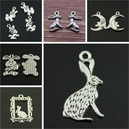 Malzahar Rabbit Charms diy jewelry bracelet charms for jewelry making kit accessories