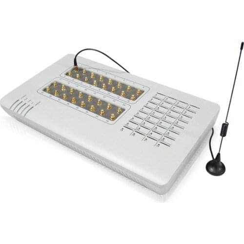 GoIP32 GSM VOIP with 32 SIM ports GoIP32 for IP PBX / Router / Support bulk SMS and SIM Bank / with short antennas