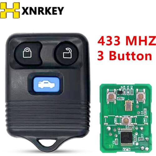 XNRKEY 3 Button Keyless Fob Key For Ford Tramsit
