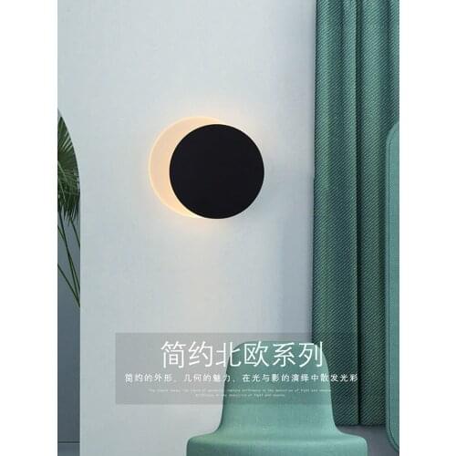 Japan luminaire led bedroom corridor bedside lampara pared cabecero de cama