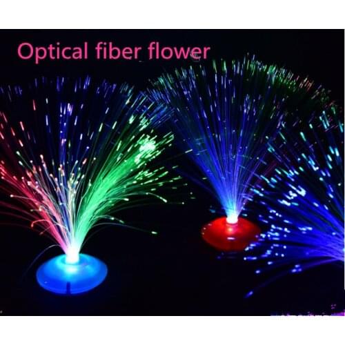1PCS beautiful romantic color changing LED fiber night light night light Christmas party home decoration