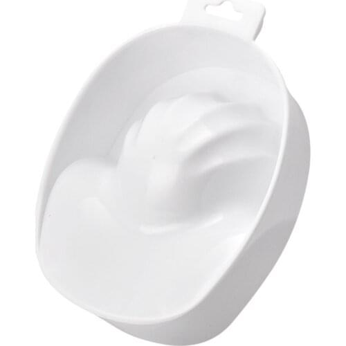 1PC Portable Multicolor Manicure Plastic Nail Polish Remover Bowl Soak Bowl DIY Nail Care Bath Tool Treatment Manicure Tool