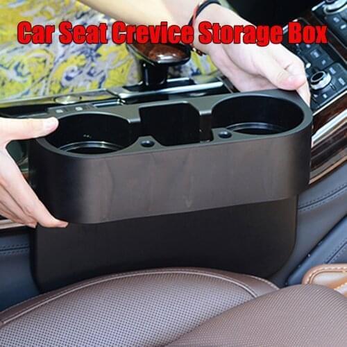1PCS Universal Car Storage compartment box ABS Car Seat Crevice Storage Box Organizer Catcher Box Creates Extra Storage Space