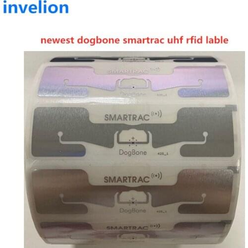 200pcs 860-960mhz UHF tag RFID Adhesive Tag wet inlay RFID Label dogbone smartrac timing chip impinj Monza R6 high sensitivity