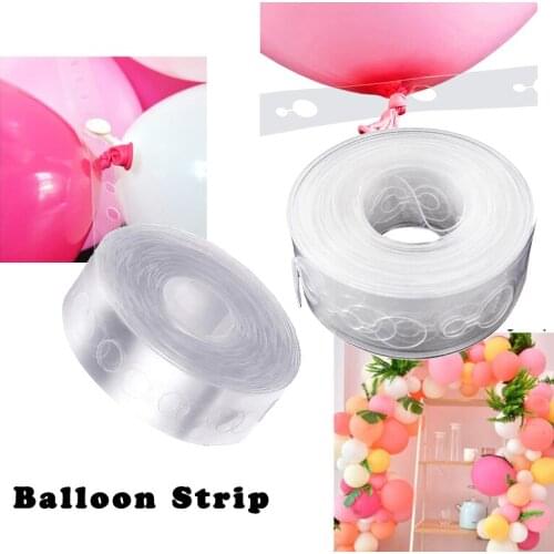 5m Balloon Strip Party Decoration Accessary Congratulation Balloon ChainDecor Happy Birthday